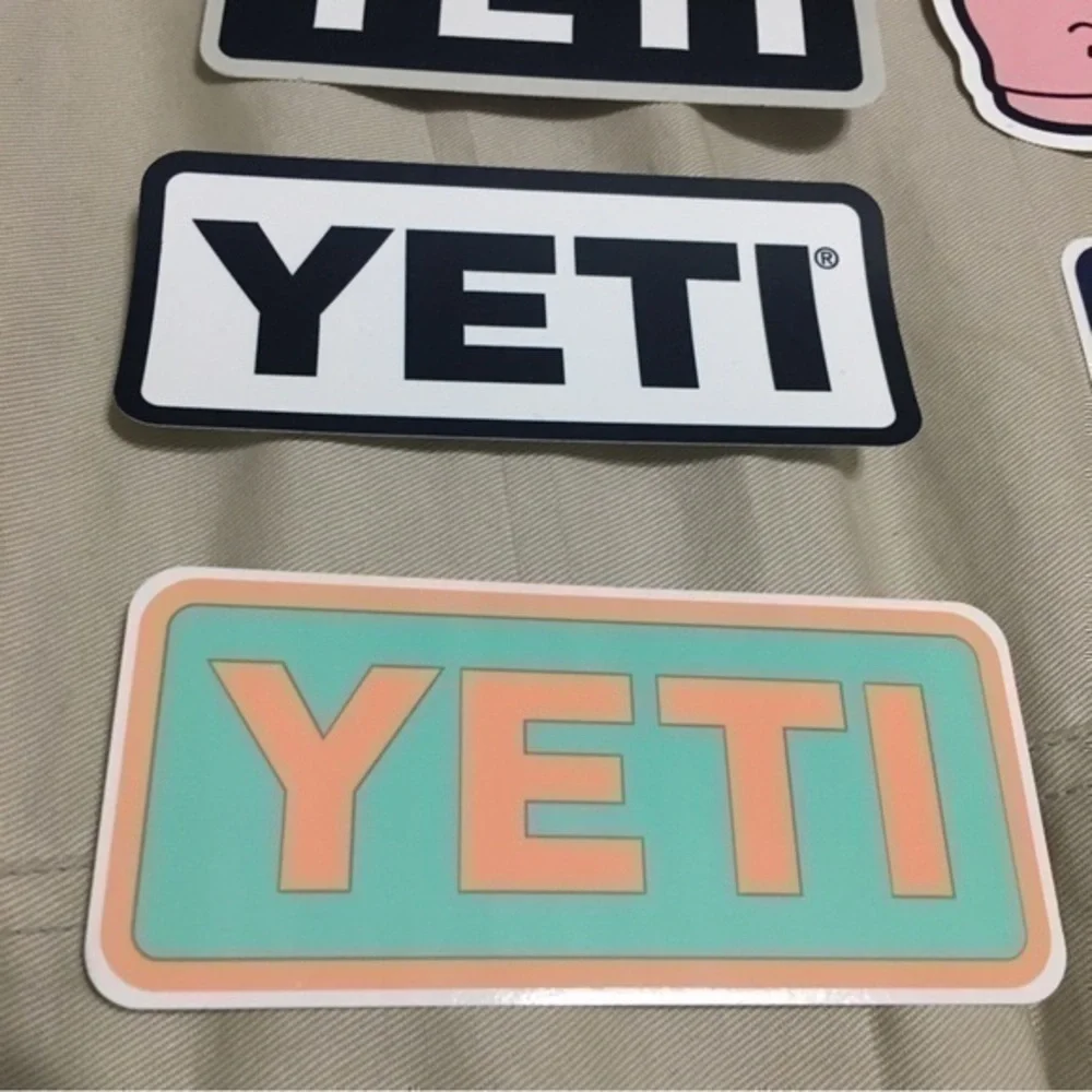 Yeti and Vineyard Vines stickers